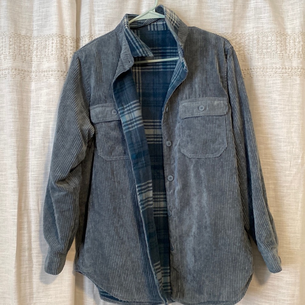 Corduroy/flannel jacket